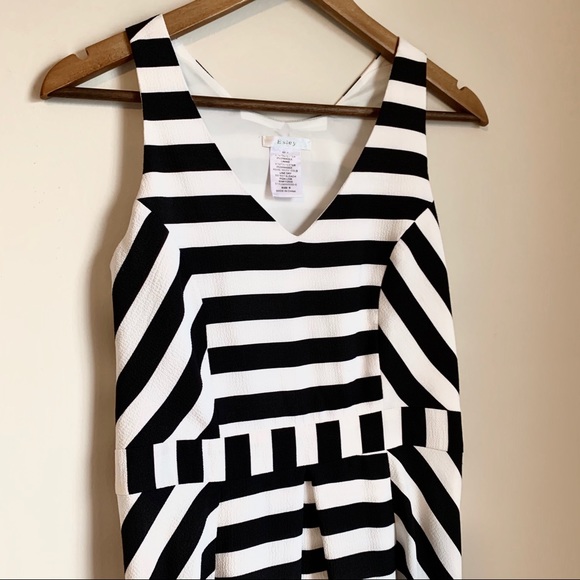 🆕 MODCLOTH Esley Sleeveless V-Neck Stripe Dress - Picture 6 of 8